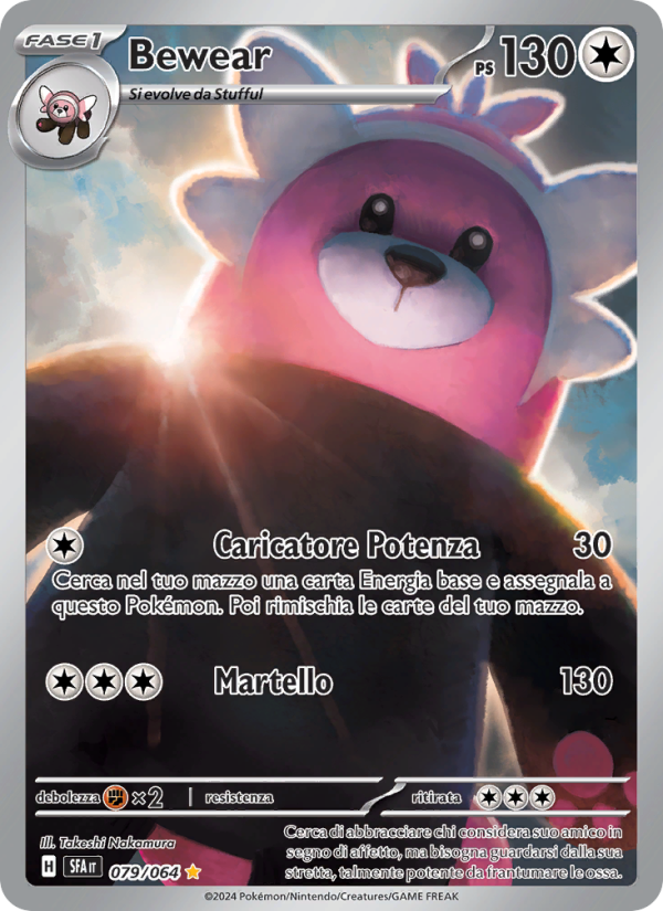 Bewear 079/99 — Shrouded Fable (Italian Pokémon TCG card)