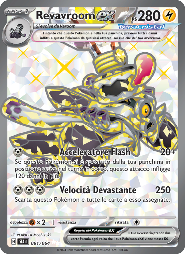 Revavroom-ex 081/99 — Shrouded Fable (Italian Pokémon TCG card)