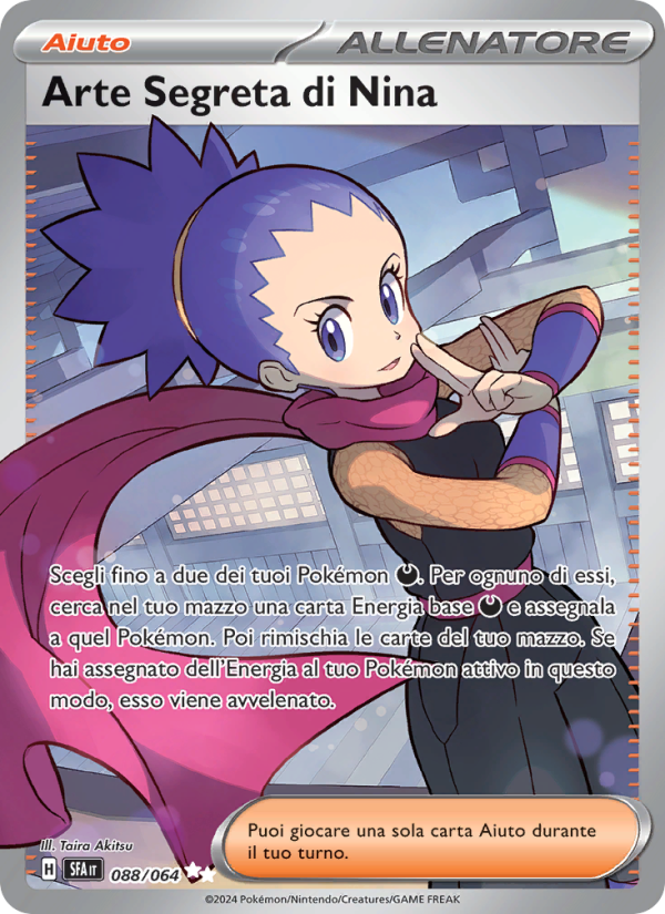 Arte Segreta di Nina 088/99 — Shrouded Fable (Italian Pokémon TCG card)