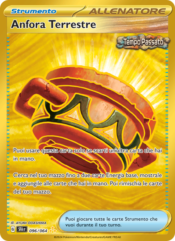 Anfora Terrestre 096/99 — Shrouded Fable (Italian Pokémon TCG card)