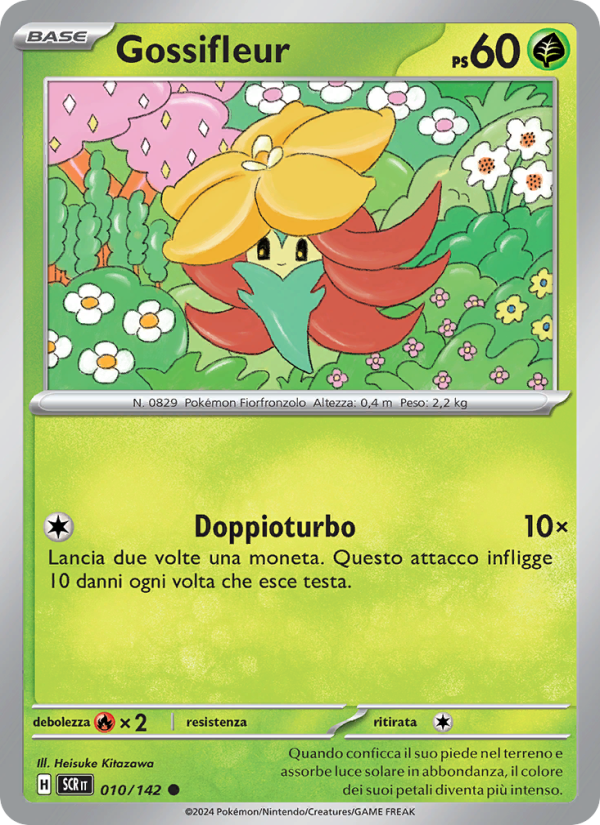 Gossifleur 010/175 — Stellar Crown (Italian Pokémon TCG card)