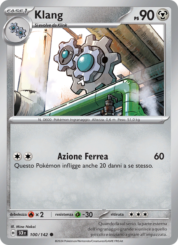 Klang 100/175 — Stellar Crown (Italian Pokémon TCG card)