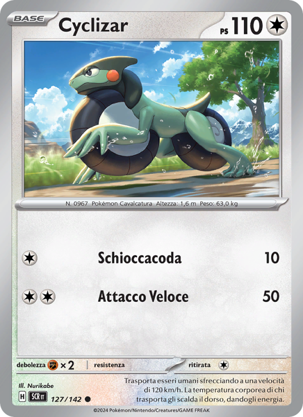 Cyclizar 127/175 — Stellar Crown (Italian Pokémon TCG card)