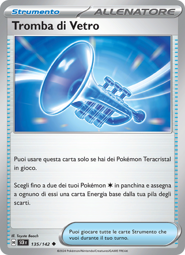 Tromba di Vetro 135/175 — Stellar Crown (Italian Pokémon TCG card)