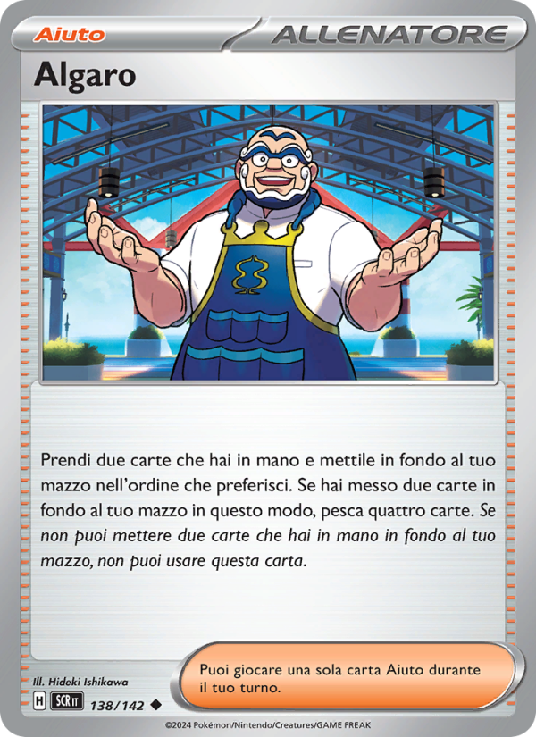 Algaro 138/175 — Stellar Crown (Italian Pokémon TCG card)