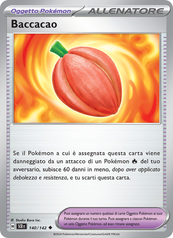 Baccacao 140/175 — Stellar Crown (Italian Pokémon TCG card)