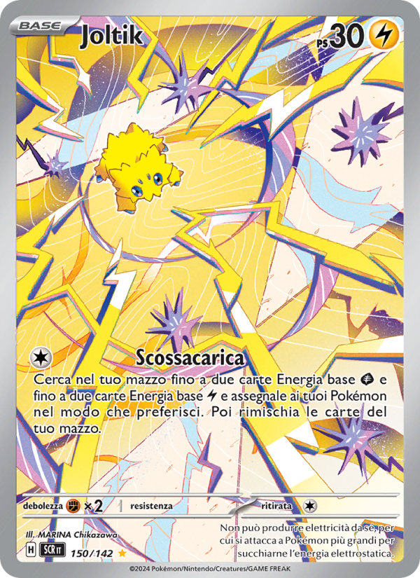 Joltik 150/175 — Stellar Crown (Italian Pokémon TCG card)