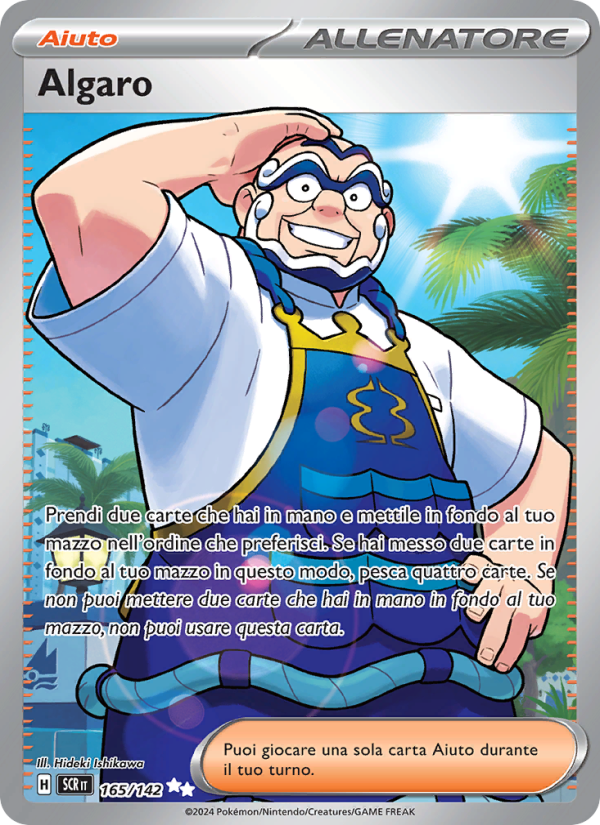 Algaro 165/175 — Stellar Crown (Italian Pokémon TCG card)