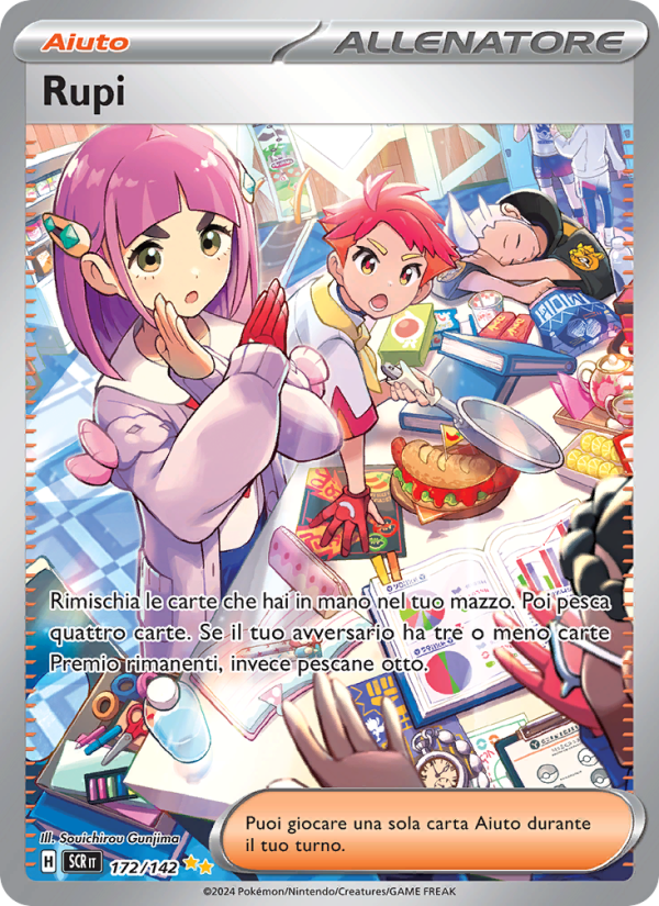 Rupi 172/175 — Stellar Crown (Italian Pokémon TCG card)