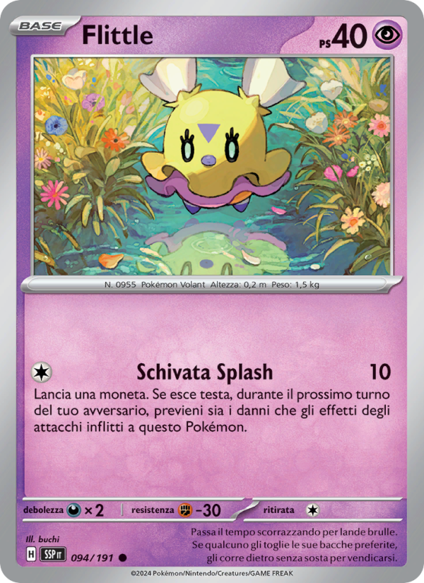 Flittle 094/252 — Surging Sparks (Italian Pokémon TCG card)