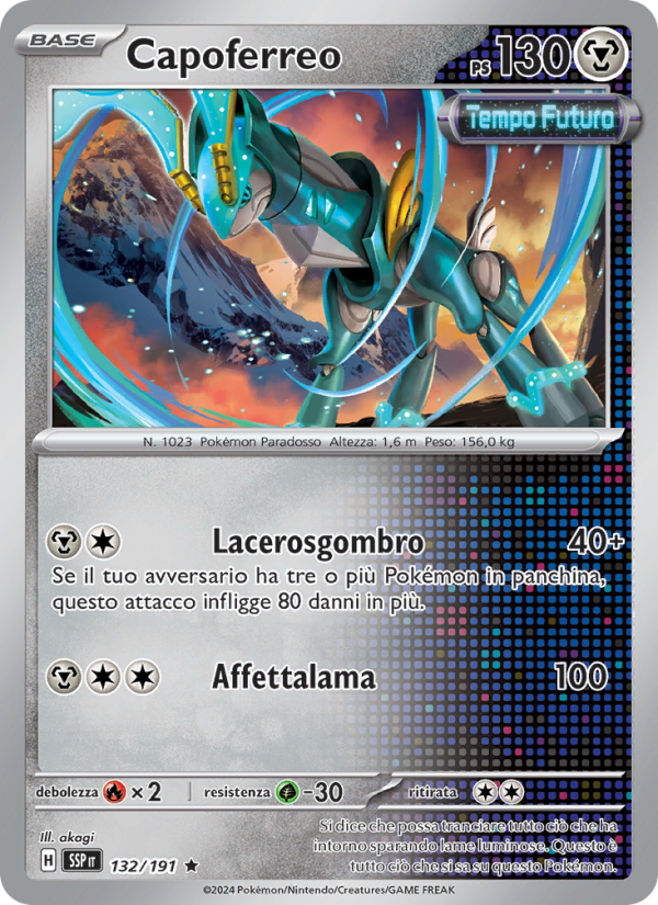 Capoferreo 132/252 — Surging Sparks (Italian Pokémon TCG card)