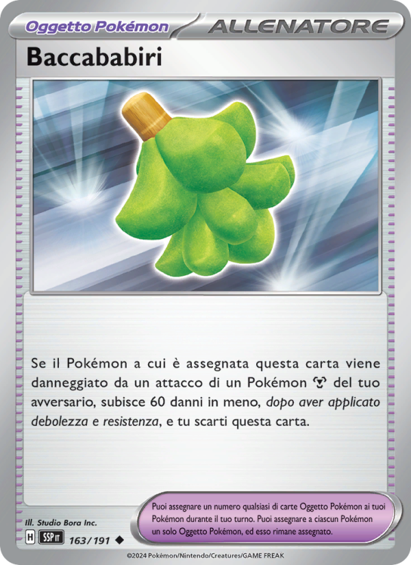 Baccababiri 163/252 — Surging Sparks (Italian Pokémon TCG card)
