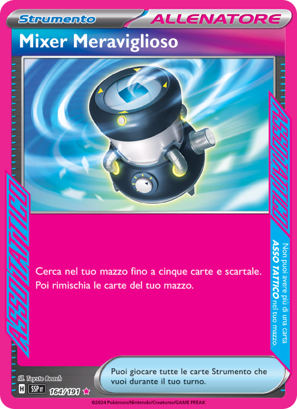 Mixer Meraviglioso 164/252 — Surging Sparks (Italian Pokémon TCG card)