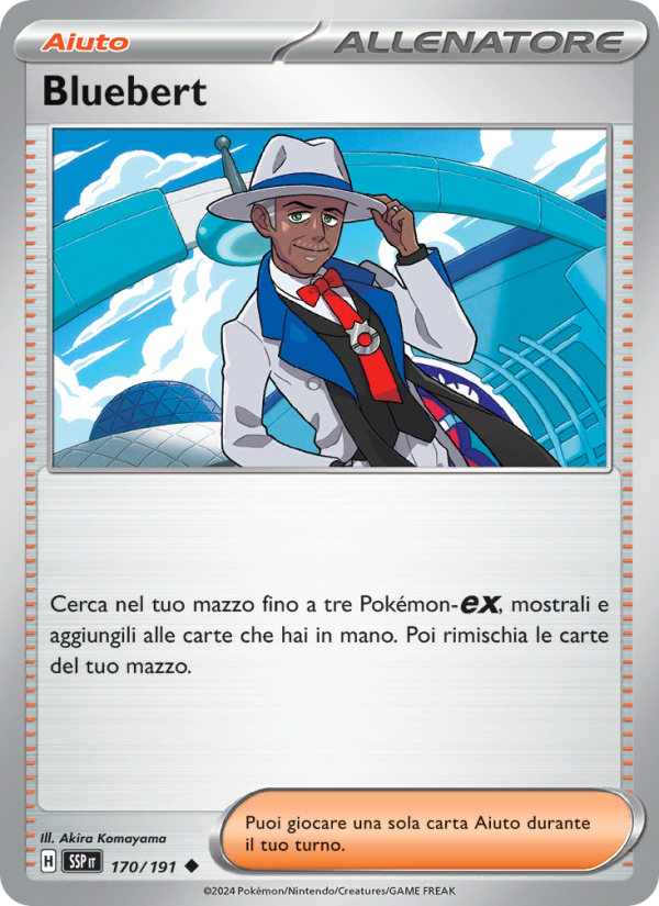 Bluebert 170/252 — Surging Sparks (Italian Pokémon TCG card)