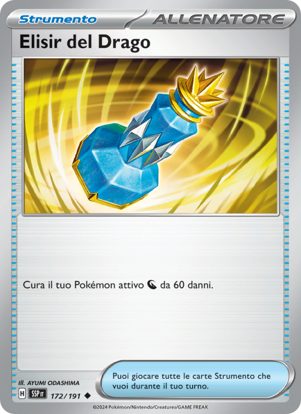 Elisir del Drago 172/252 — Surging Sparks (Italian Pokémon TCG card)