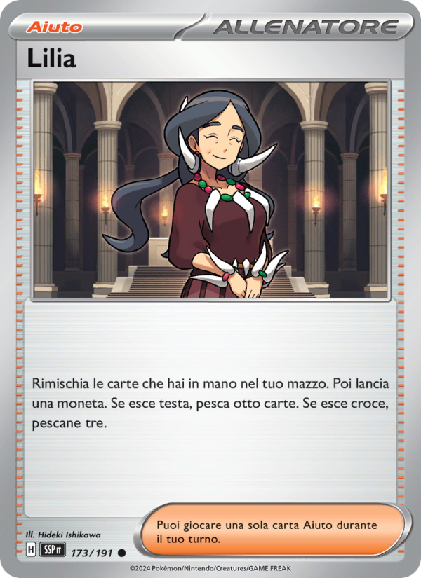 Lilia 173/252 — Surging Sparks (Italian Pokémon TCG card)