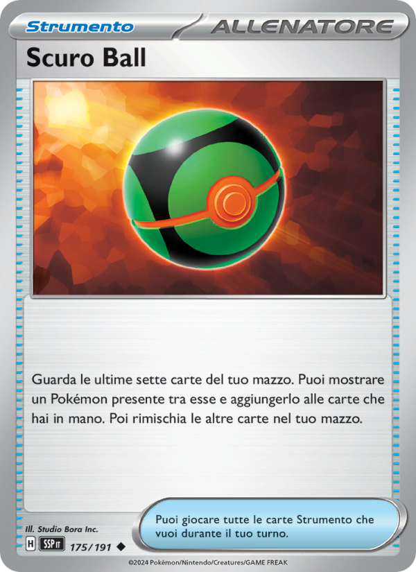 Scuro Ball 175/252 — Surging Sparks (Italian Pokémon TCG card)