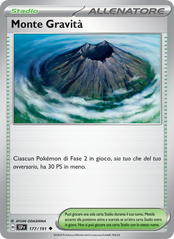 Monte Gravità 177/252 — Surging Sparks (Italian Pokémon TCG card)