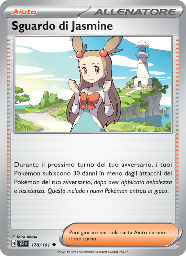 Sguardo di Jasmine 178/252 — Surging Sparks (Italian Pokémon TCG card)