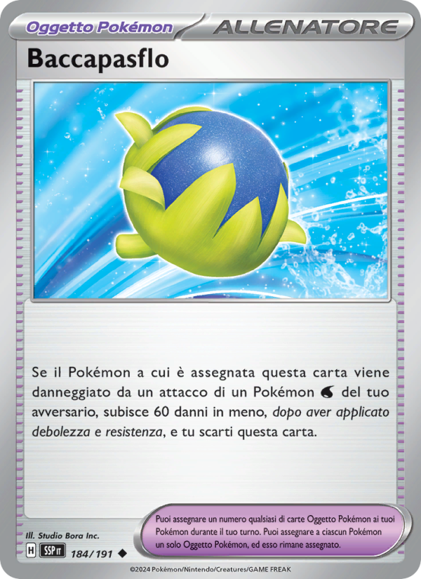 Baccapasflo 184/252 — Surging Sparks (Italian Pokémon TCG card)