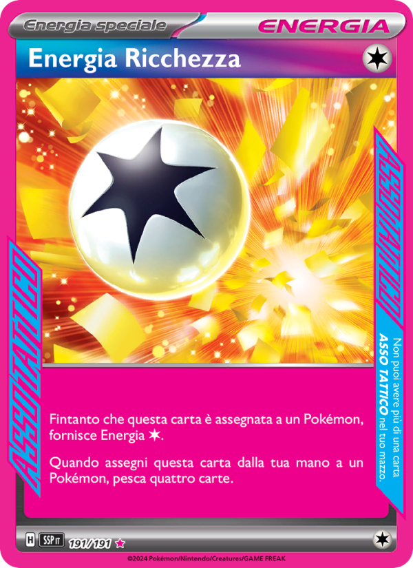 Energia Ricchezza 191/252 — Surging Sparks (Italian Pokémon TCG card)