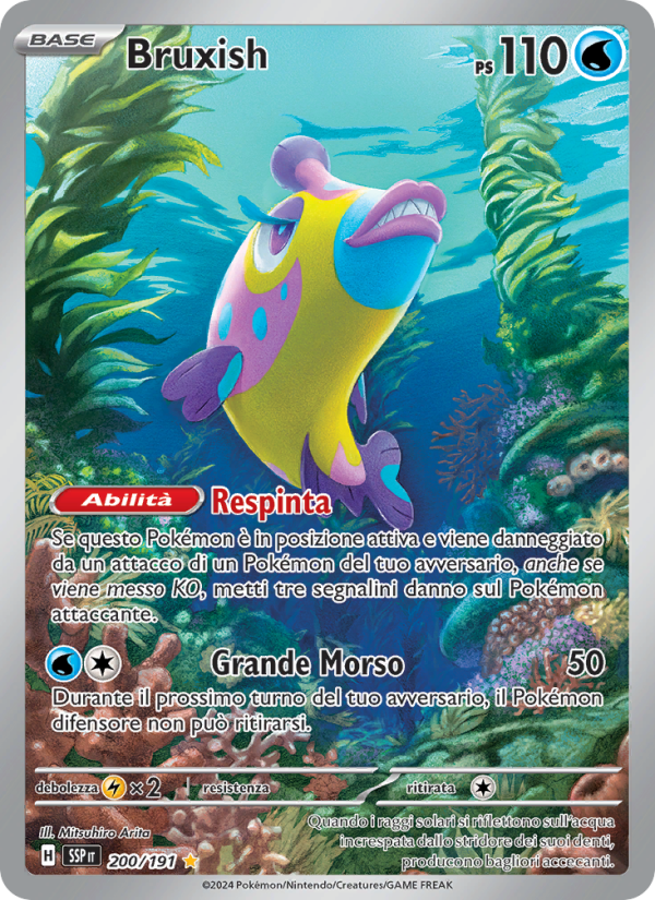 Bruxish 200/252 — Surging Sparks (Italian Pokémon TCG card)