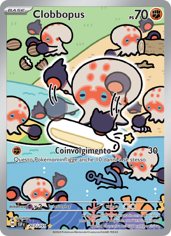 Clobbopus 207/252 — Surging Sparks (Italian Pokémon TCG card)