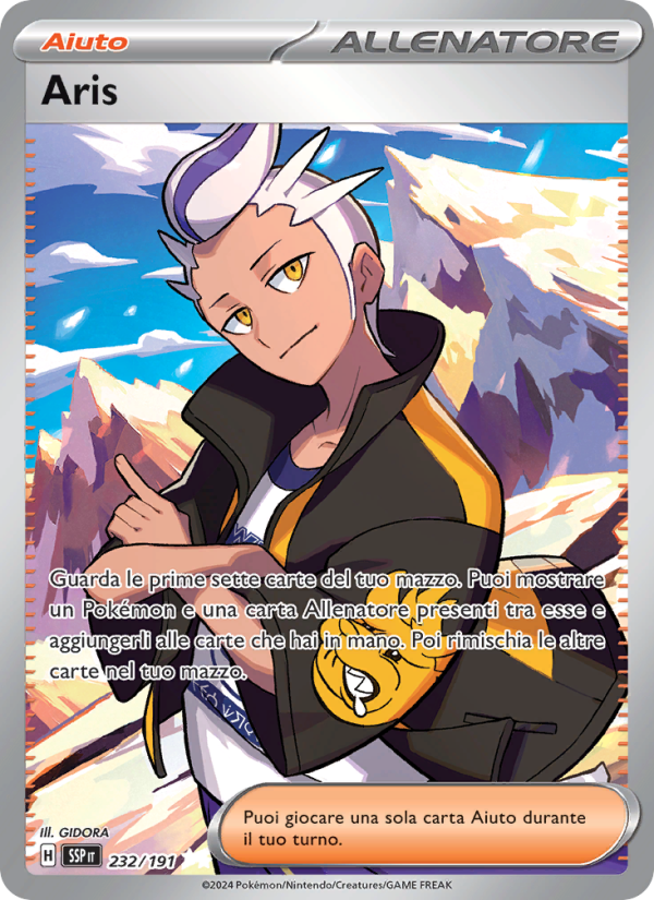 Aris 232/252 — Surging Sparks (Italian Pokémon TCG card)