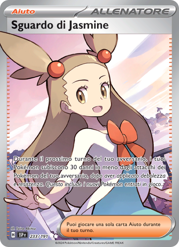 Sguardo di Jasmine 233/252 — Surging Sparks (Italian Pokémon TCG card)