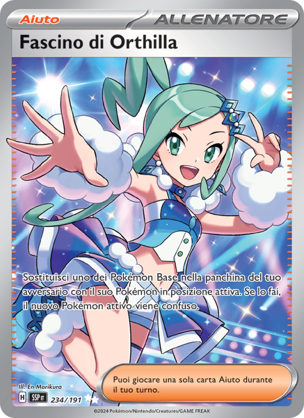 Fascino di Orthilla 234/252 — Surging Sparks (Italian Pokémon TCG card)