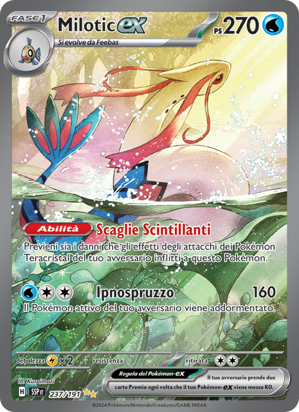 Milotic-ex 237/252 — Surging Sparks (Italian Pokémon TCG card)