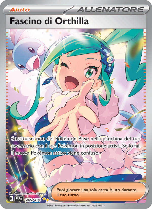Fascino di Orthilla 246/252 — Surging Sparks (Italian Pokémon TCG card)
