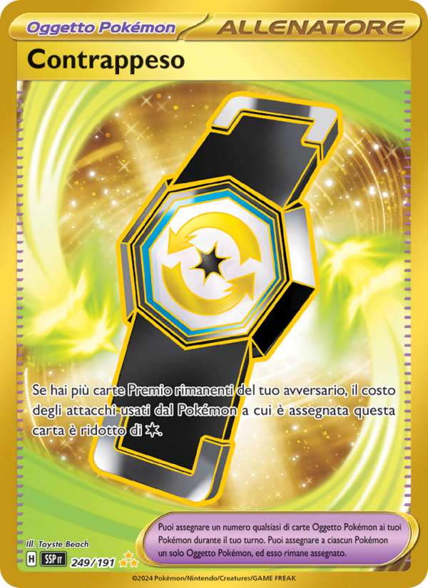 Contrappeso 249/252 — Surging Sparks (Italian Pokémon TCG card)