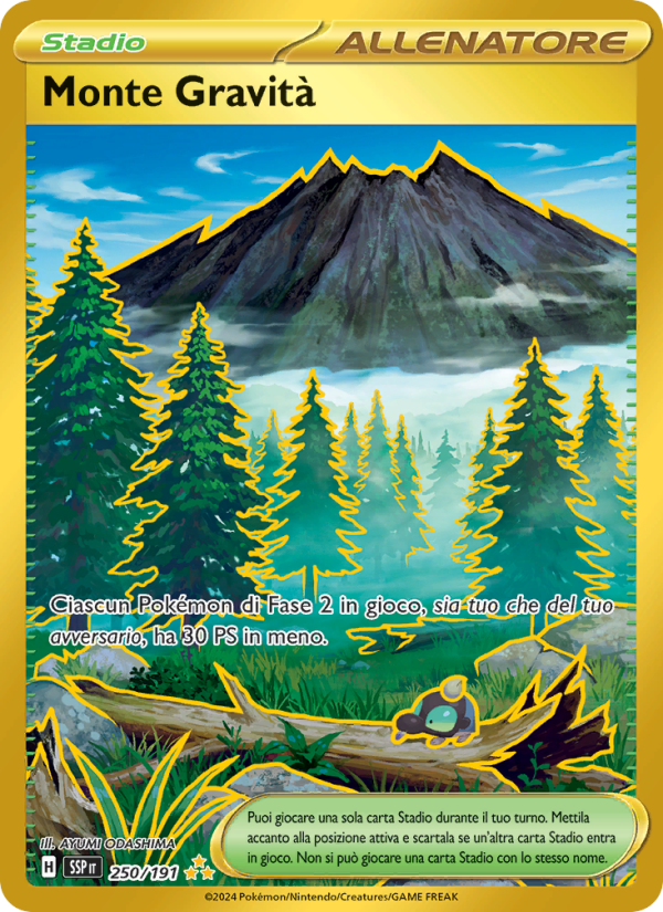Monte Gravità 250/252 — Surging Sparks (Italian Pokémon TCG card)