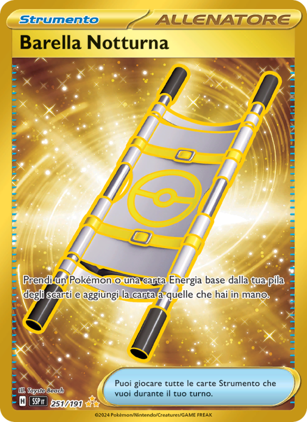 Barella Notturna 251/252 — Surging Sparks (Italian Pokémon TCG card)