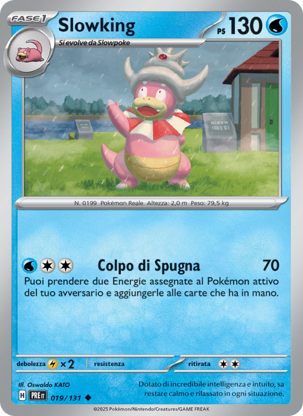 Slowking 019/180 — Prismatic Evolutions (Italian Pokémon TCG card)