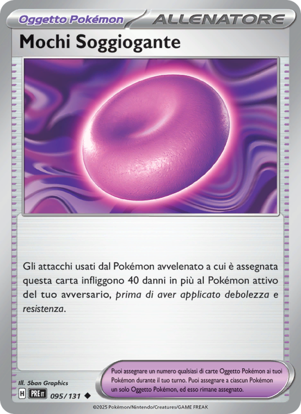 Mochi Soggiogante 095/180 — Prismatic Evolutions (Italian Pokémon TCG card)