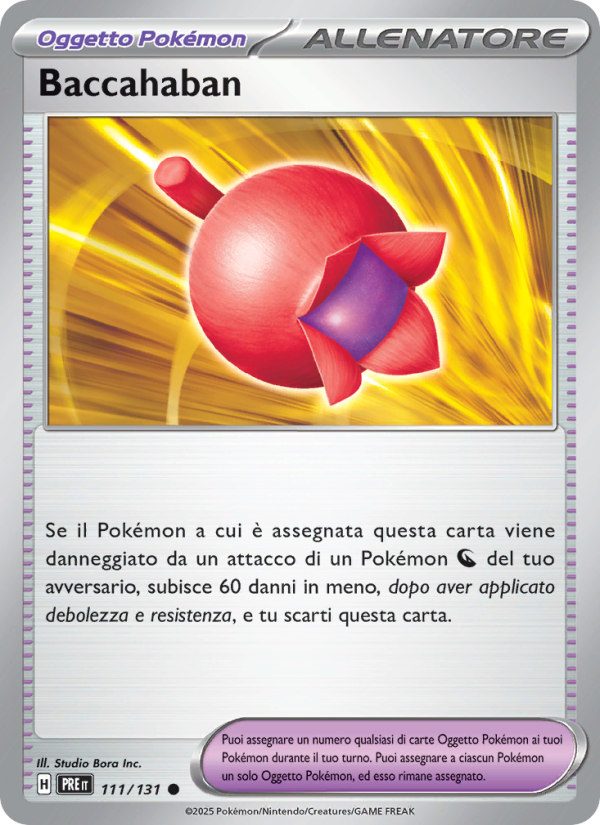Baccahaban 111/180 — Prismatic Evolutions (Italian Pokémon TCG card)