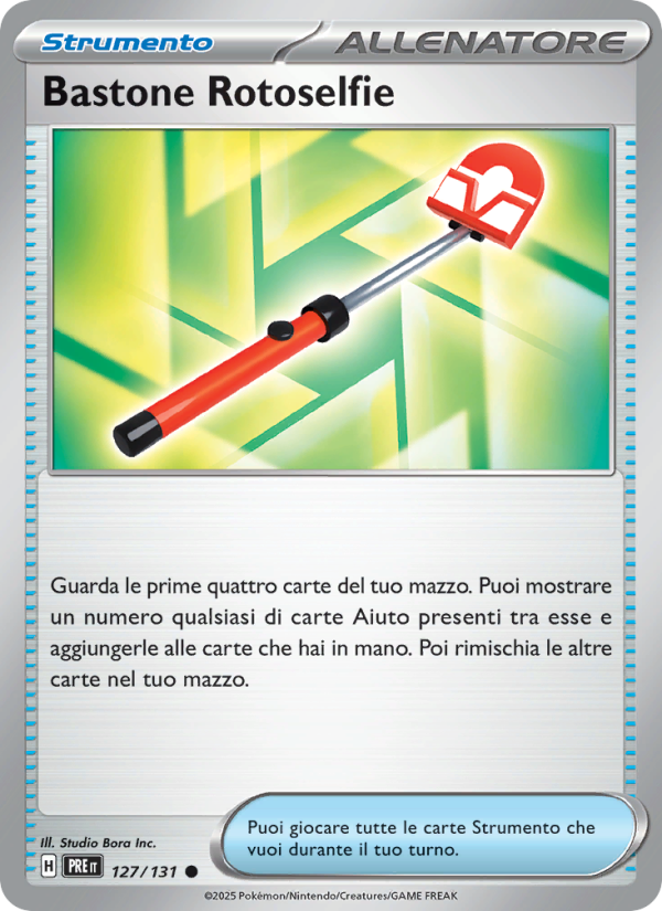 Bastone Rotoselfie 127/180 — Prismatic Evolutions (Italian Pokémon TCG card)