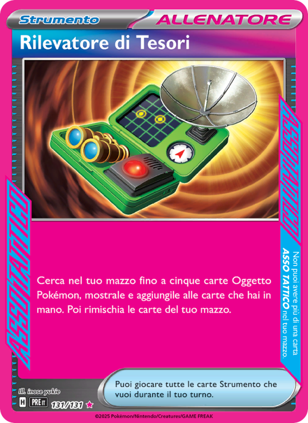 Rilevatore di Tesori 131/180 — Prismatic Evolutions (Italian Pokémon TCG card)