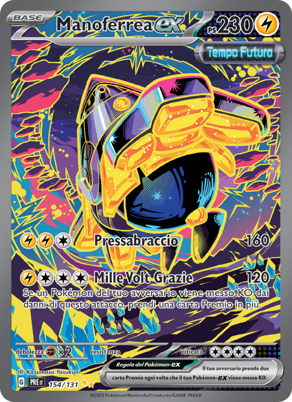 Manoferrea-ex 154/180 — Prismatic Evolutions (Italian Pokémon TCG card)