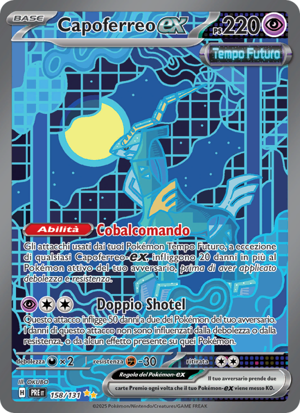 Capoferreo-ex 158/180 — Prismatic Evolutions (Italian Pokémon TCG card)