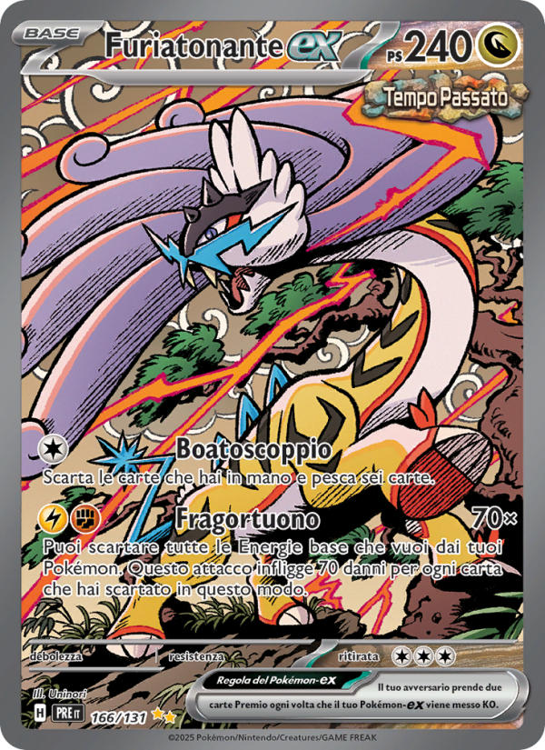 Furiatonante-ex 166/180 — Prismatic Evolutions (Italian Pokémon TCG card)