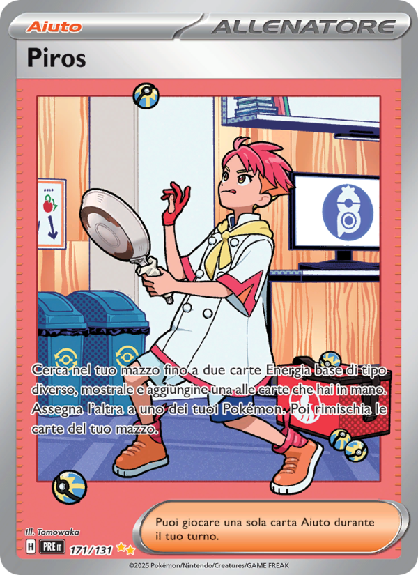 Piros 171/180 — Prismatic Evolutions (Italian Pokémon TCG card)