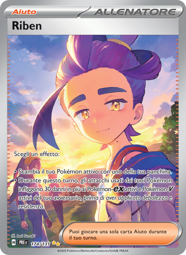 Riben 174/180 — Prismatic Evolutions (Italian Pokémon TCG card)