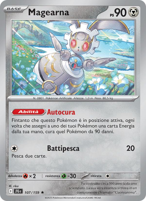 Magearna 107/190 — Journey Together (Italian Pokémon TCG card)