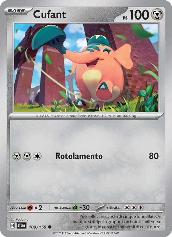 Cufant 109/190 — Journey Together (Italian Pokémon TCG card)