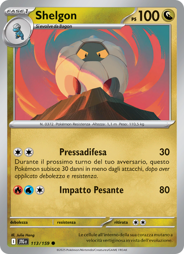 Shelgon 113/190 — Journey Together (Italian Pokémon TCG card)