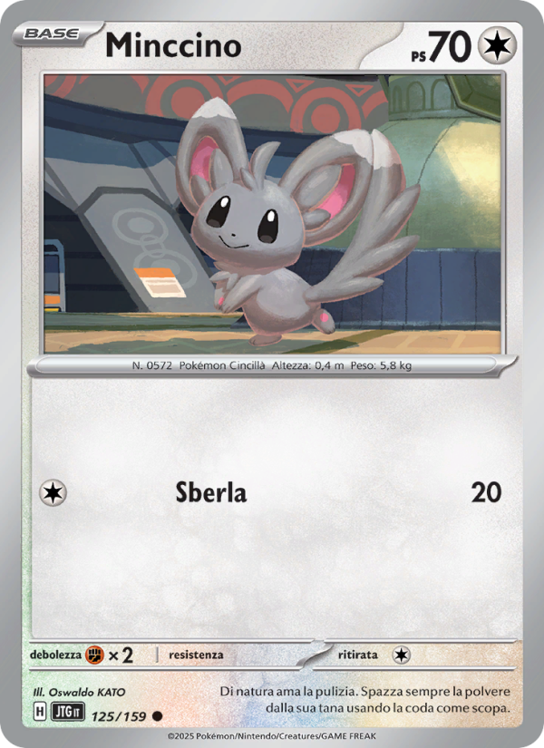 Minccino 125/190 — Journey Together (Italian Pokémon TCG card)