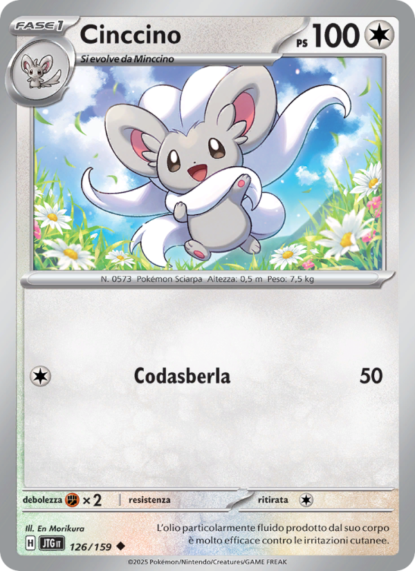 Cinccino 126/190 — Journey Together (Italian Pokémon TCG card)